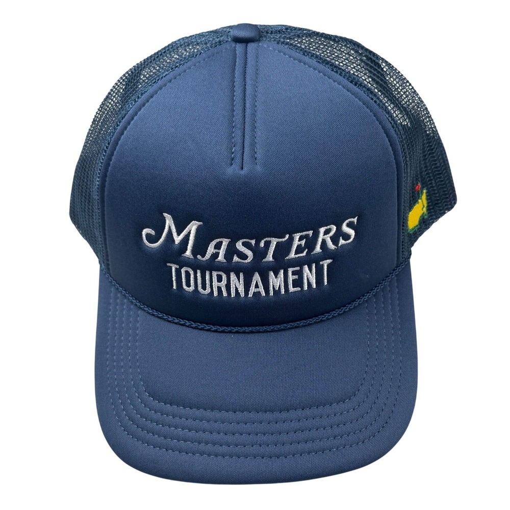 Masters Tournament American Needle Trucker Hat Navy Blue Snapback Golf Cap
